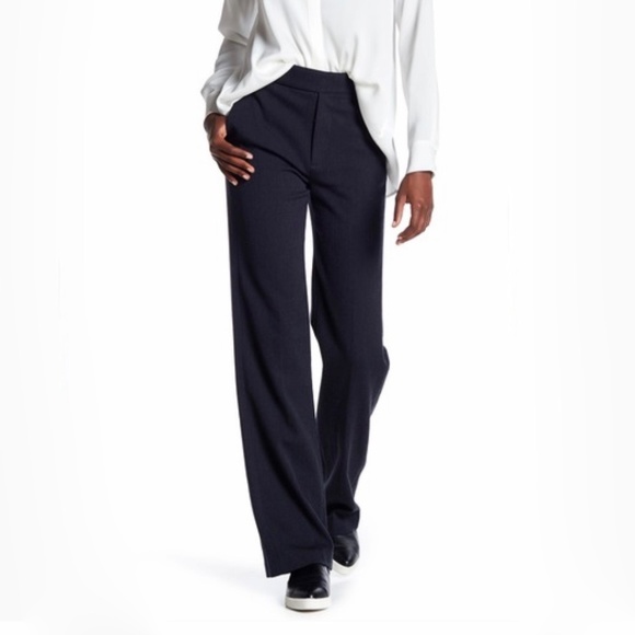 Vince Pants - NWT Vince Blue Wide Leg Wool Blend Trouser 10